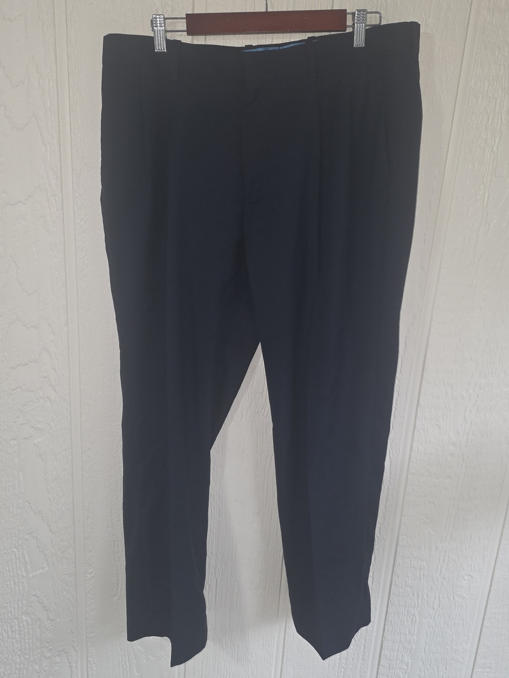 Axist Men's Navy Dress Pants - Slim Straight, Size 36 X 30